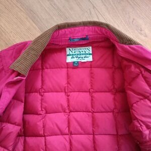 Women's The Company Store Red Down Coat - Size XS - Hip Length